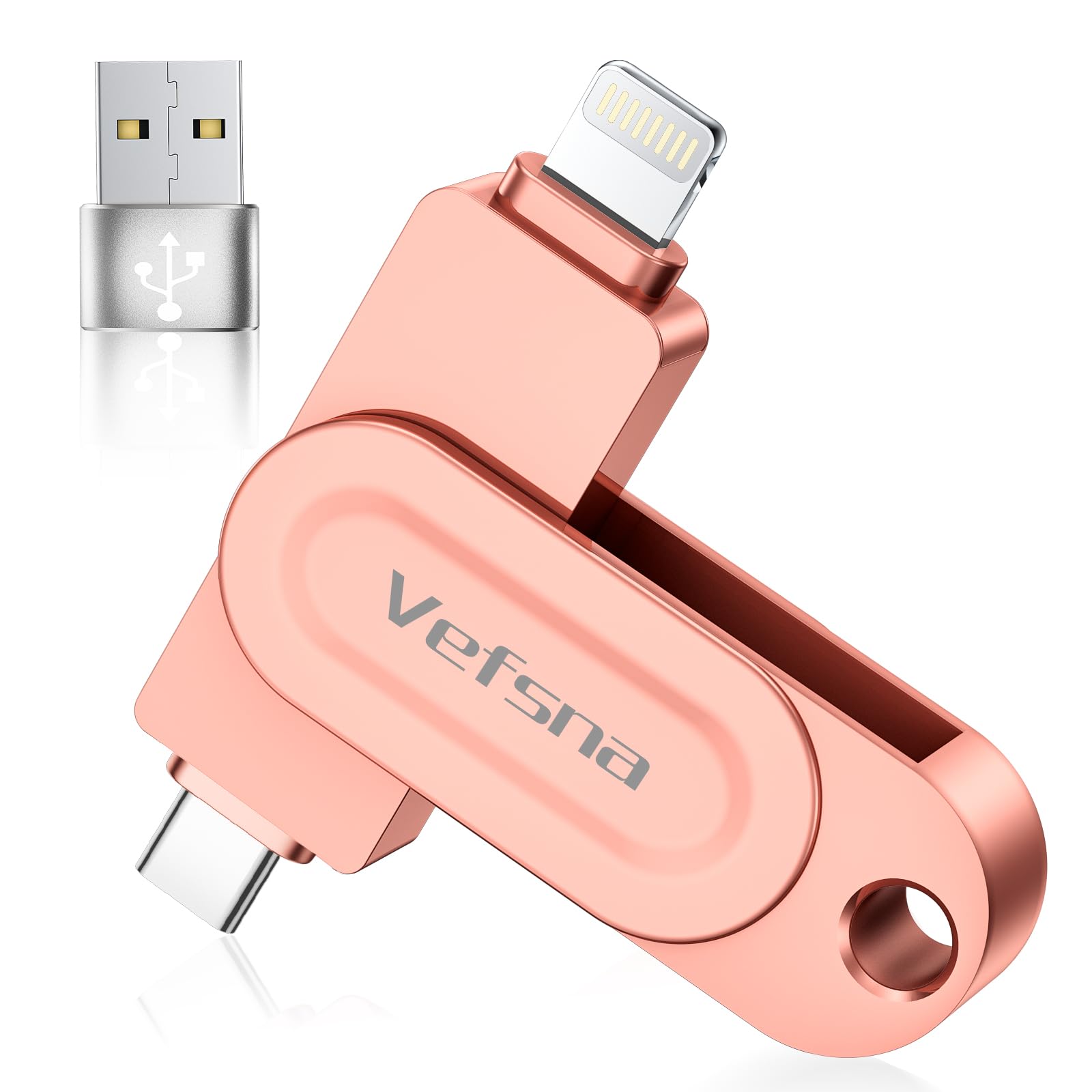 pen drive autorizzato da apple per iphone 512gb con caricatore tipo c usbc compatibile con telefoni e tablet android e pc