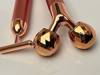 Amazon.com: 2-IN-1 Beauty Bar 24k Golden Pulse Facial Face Massager ...