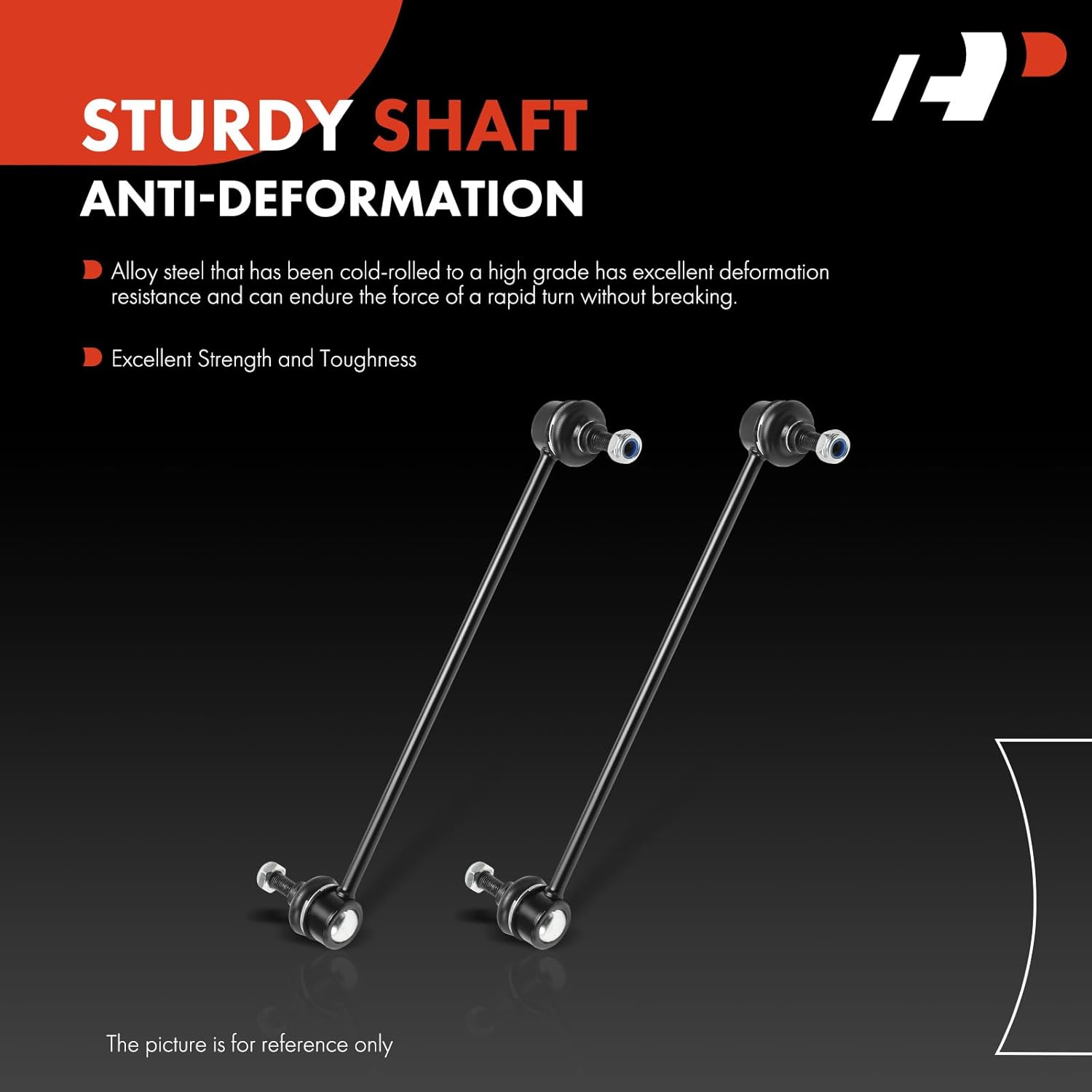 A-Premium 2 x Front Sway Bar Links Stabilizer Bar Links, Compatible with Toyota Sienna 1998 1999 2000 2001 2002 2003