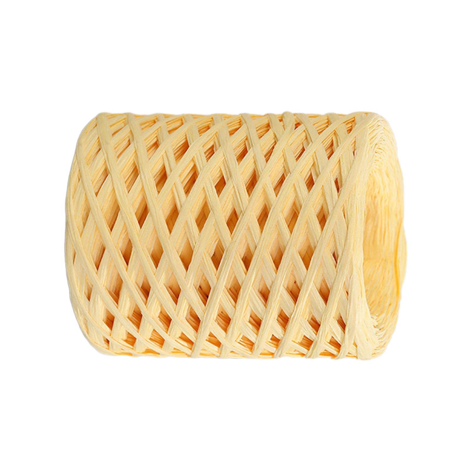 2Pcs Raffia Paper Ribbon Embellishments Handwork for Gift Weaving-image-18