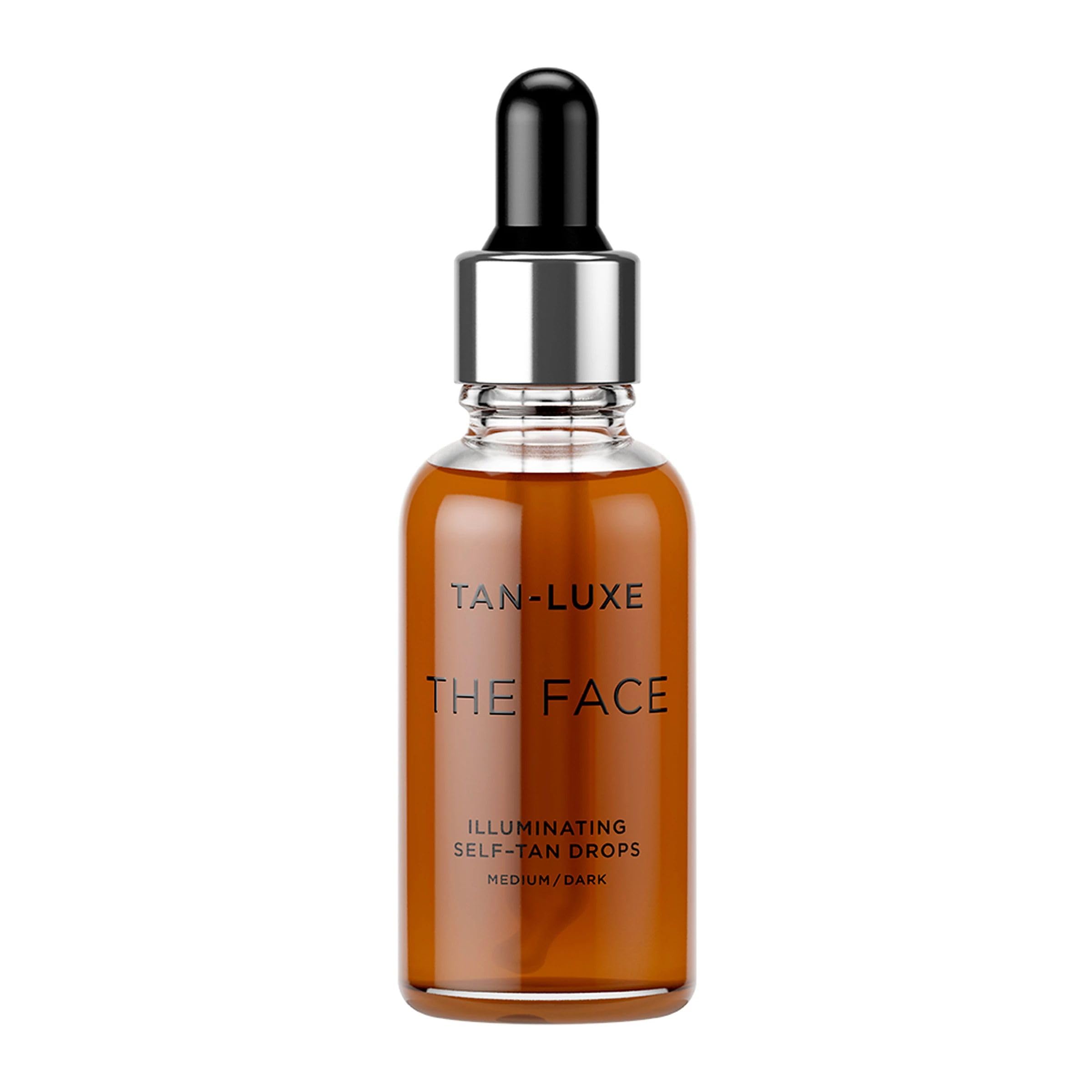 TAN-LUXE THE FACE Self-Tan Drops, Add Tanning Drops to Skin Care for Custom Face Tan, Cruelty Free & Vegan