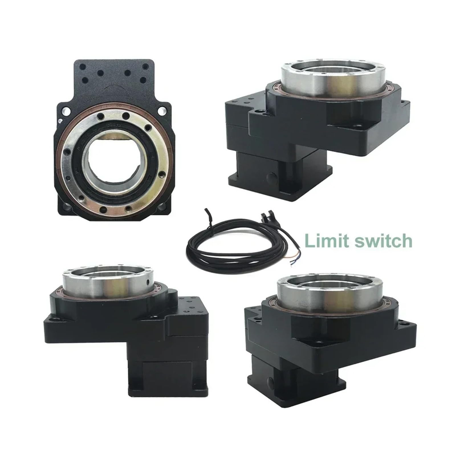 Wydrążona obrotowa platforma CNC, silnik krokowy Nema17, 40mm silnik serwomotor, reduktor, pozycjonowanie i indeksowanie dysku, stół do kontroli wizualnej (dla silnika 40, 7kg Load-R 5)