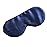 Silk Eye Mask with Adjustable Strap, Satin Blackout Sleeping Mask for Men&Women, Comfortable Blindfold Eyeshade for Night Sleep(Blue)