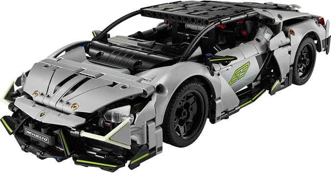 LEGO Technic Lamborghini Revuelto Sports Car 42214 – STEM Supported Toy Making Set for Kids Ages 10 and Over, Creative Gift Idea and Educational Game for Super Sports Car Enthusiasts (1135 Pieces)