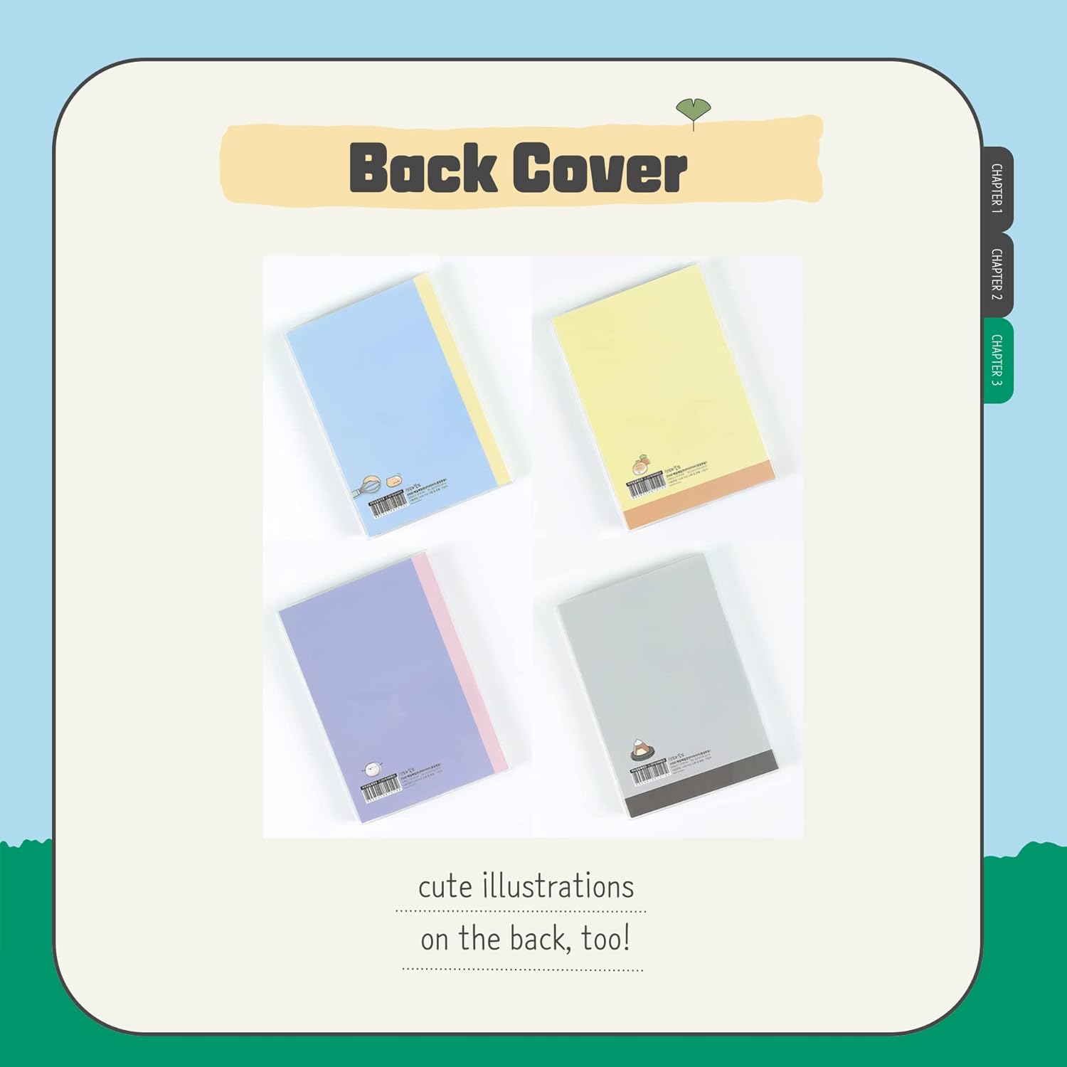 Kawaii Mini Korean Weekly Undated Planner + 1 dalgaru sticker sheet - 128 pages, Soft PVC Cover Cute Small stationery for school, academic, teens, women, girls (Carrot Cake (Yellow)) - Image 4