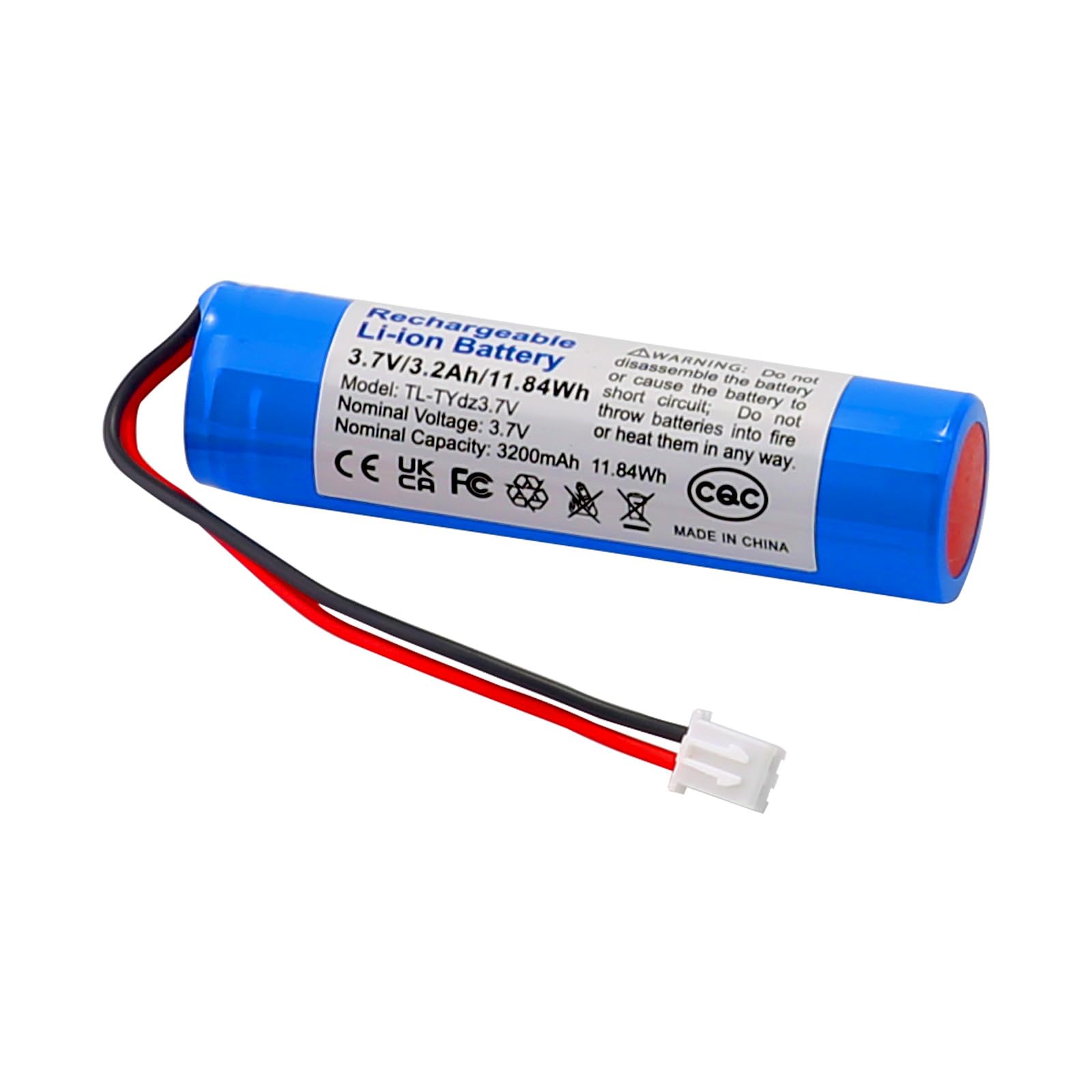 Batterie ricaricabili da 3,7 V 3200 mAh Batteria ricaricabile agli ioni di litio PH2.0 Connettore XH2.54 (1pcs（3200mAh XH2.54）)