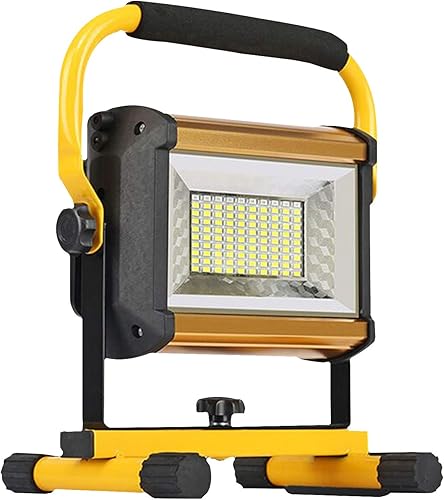 OTYTY Luz de trabajo LED portátil recargable COB de 8000LM 100W [100LED, equivalente a 1000 W], luces de inundación LED impermeables para acampar al