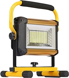 OTYTY 8000LM 100W COB Rechargeable Portable LED Work Light [100LEDs,1000W Equivalent], Waterproof LED Flood Lights for Outdoor Camping Hiking Emergency Car Repairing Workshop Job Site Lighting (W808)