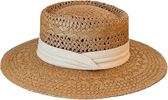 Wide Brim Beach Straw Hats for Women UPF 50+ UV Sun Protection Fedora Floppy Roll up Caps