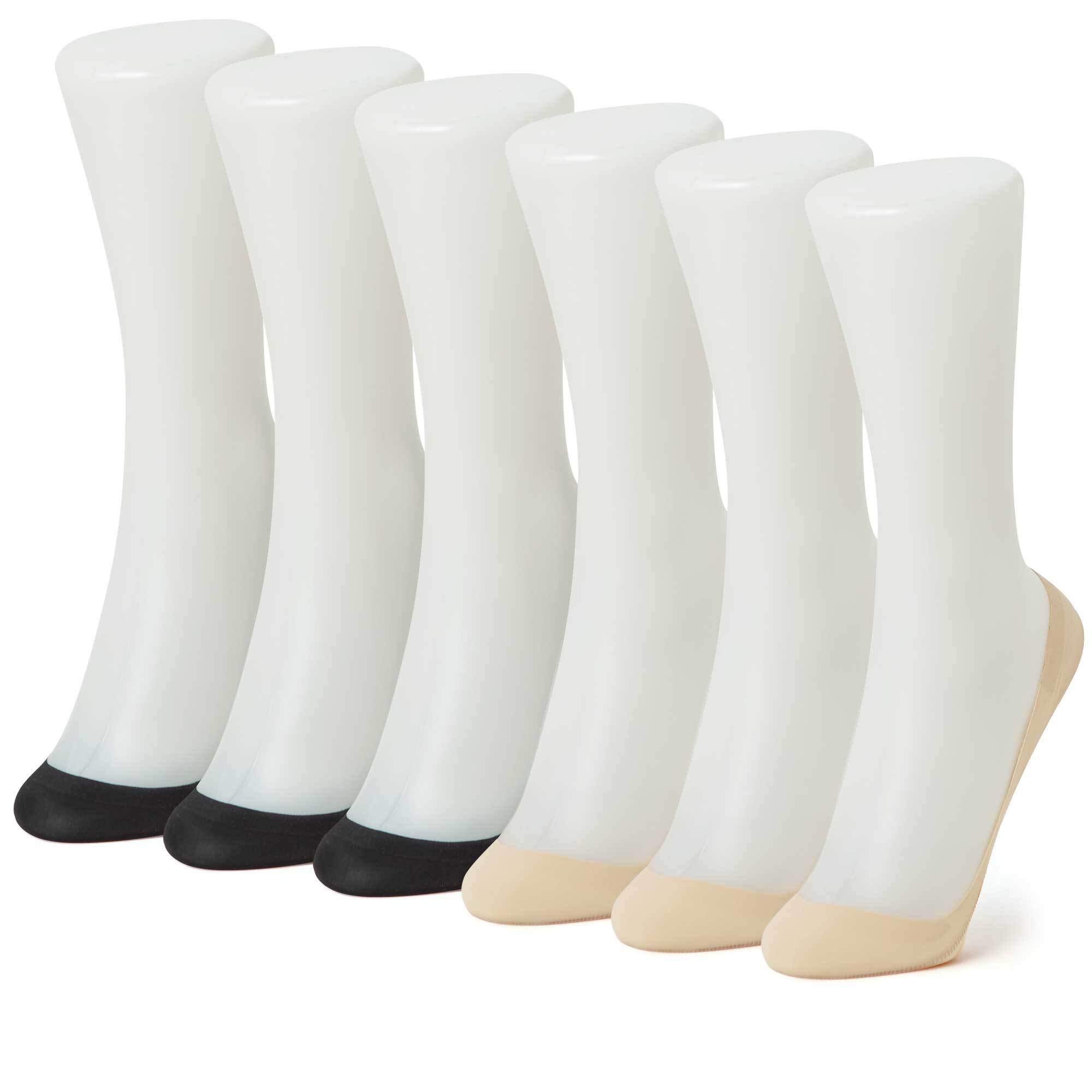 WOMEN SoleHugger SECRET 2.0 ULTRA LOW CUT No Show Socks (6 Pairs)