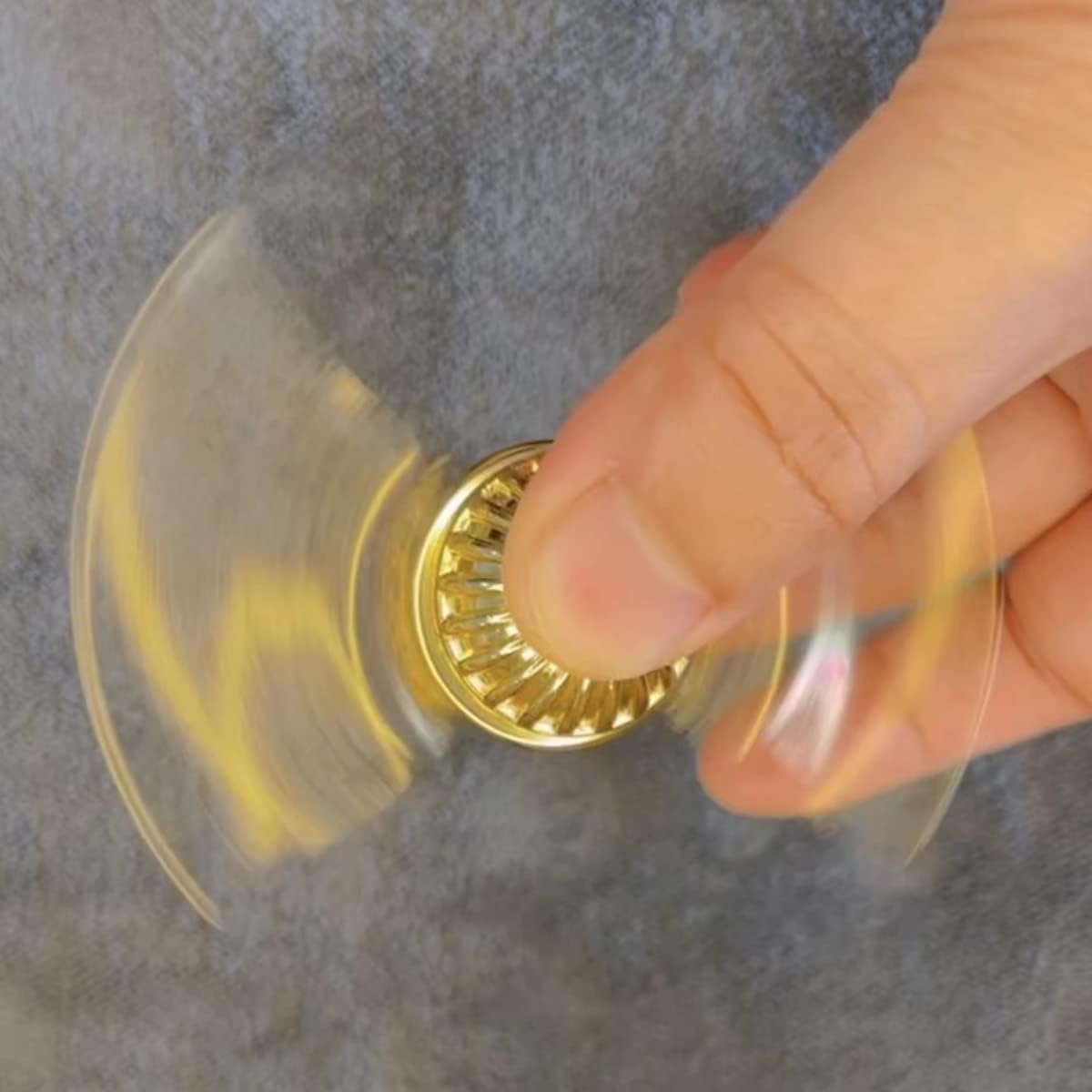 Golden Fidget Spinner Toy Metal for Kids Adults, Cool Margic Orb Finger Hand Desk Spinning Toys, Small Fidgit Gadget Hand Spinner, Christmas Birthday Toy Party Favors Prizes 2 Pack