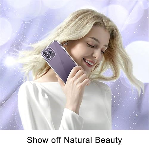 Miniatura 7 de LONTECT Funda para iPhone 14 Pro Max con purpurina brillante a prueba de golpes, resistente, híbrida, resistente, funda protectora de alto impacto