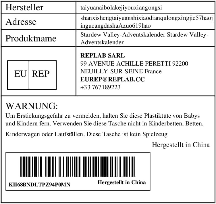 Stardew Valley Advent Calendar, Stardew Valley Advent Calendar, 24-Day Christmas Advent Calendar, Contains 24 Handmade Crafts for Children and Adults