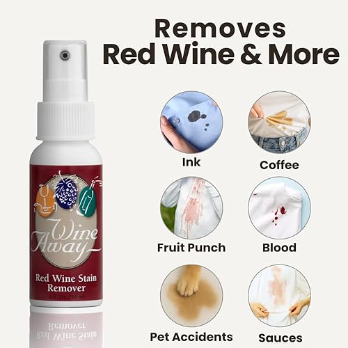 Miniatura 2 de Mini Wine AwayQuitamanchas 2onza 331002 juego de 2