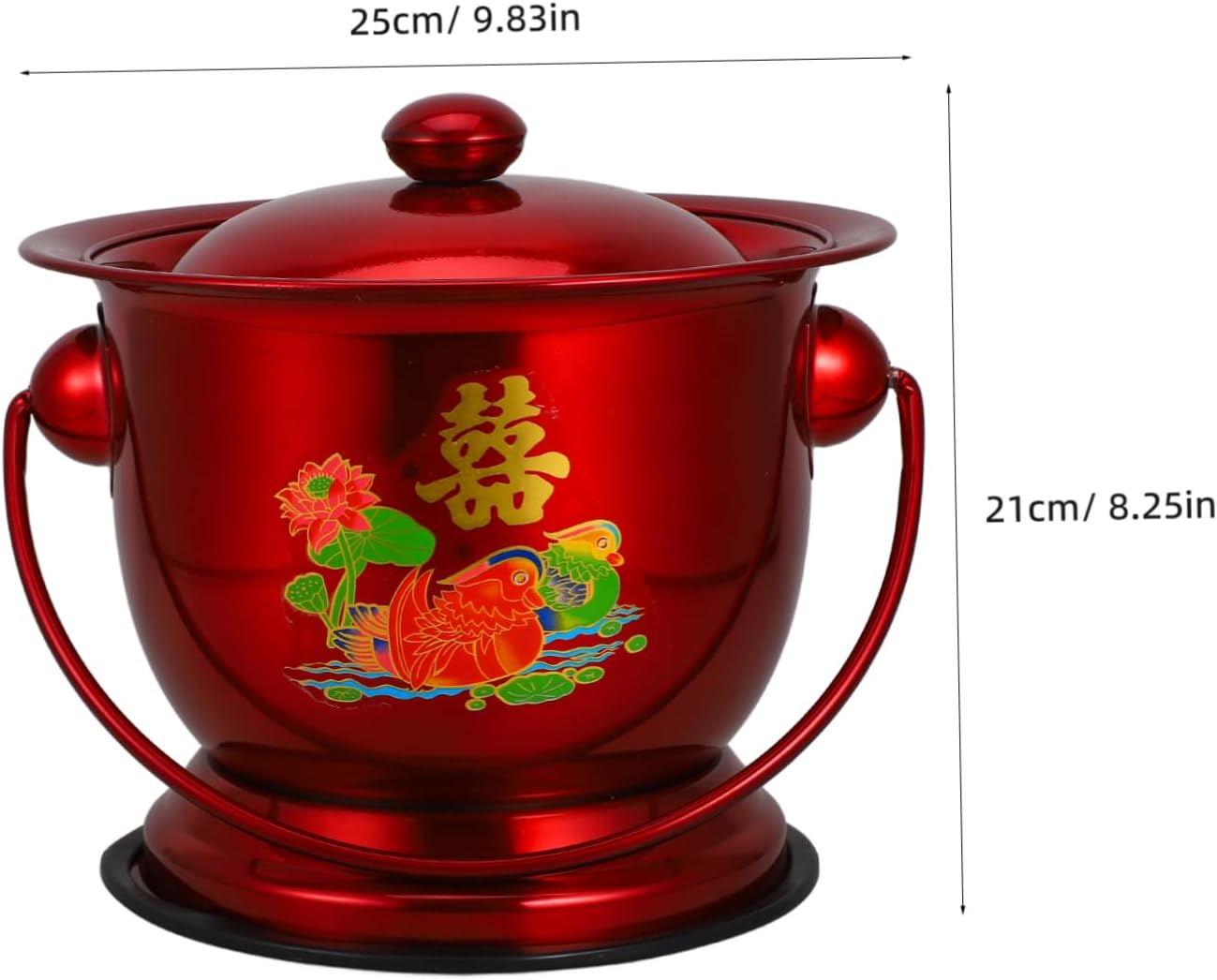 Adult Urinal Lid Portable Chamber Pot for Women Car Urinal for Elderly Easy to Clean Bedside Potty