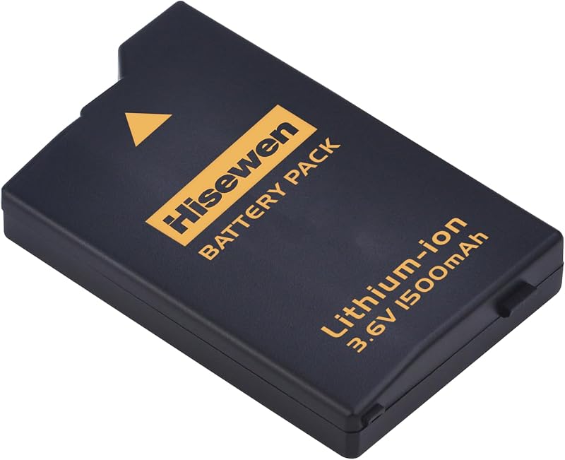 Hisewen 1500 mAh 3.6V Csere Akkumulátor Sony PSP 2000 3000 Slim Konzolhoz - Lithium Ion Újratölthető Elem PSP-S110