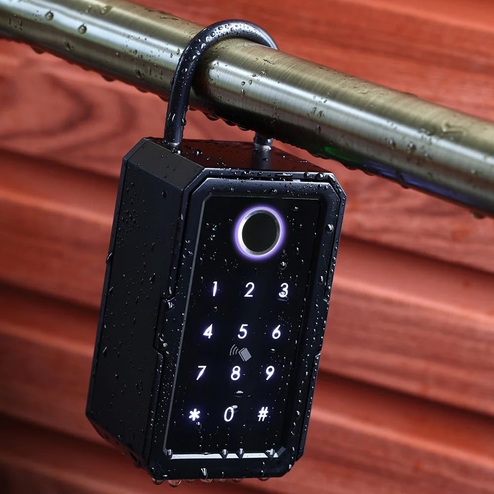 Sejf, Tuya Smart Key Box Bezpieczne przechowywanie odcisków palców Klucz szyfrowy cyfrowej skrzynki zabezpieczającej