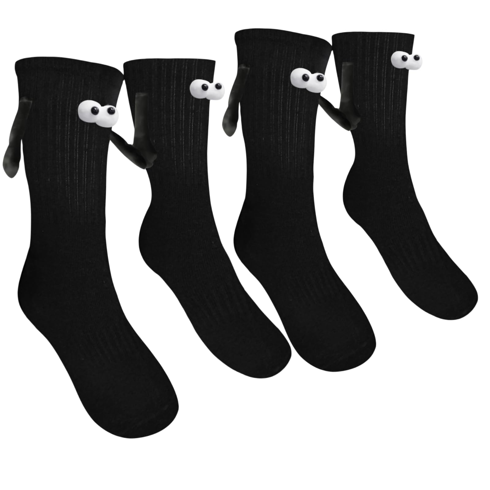 Magnetic Socks for Couples - Novelty Holding Hands Socks, Funny Gift for Men, Women, Kids