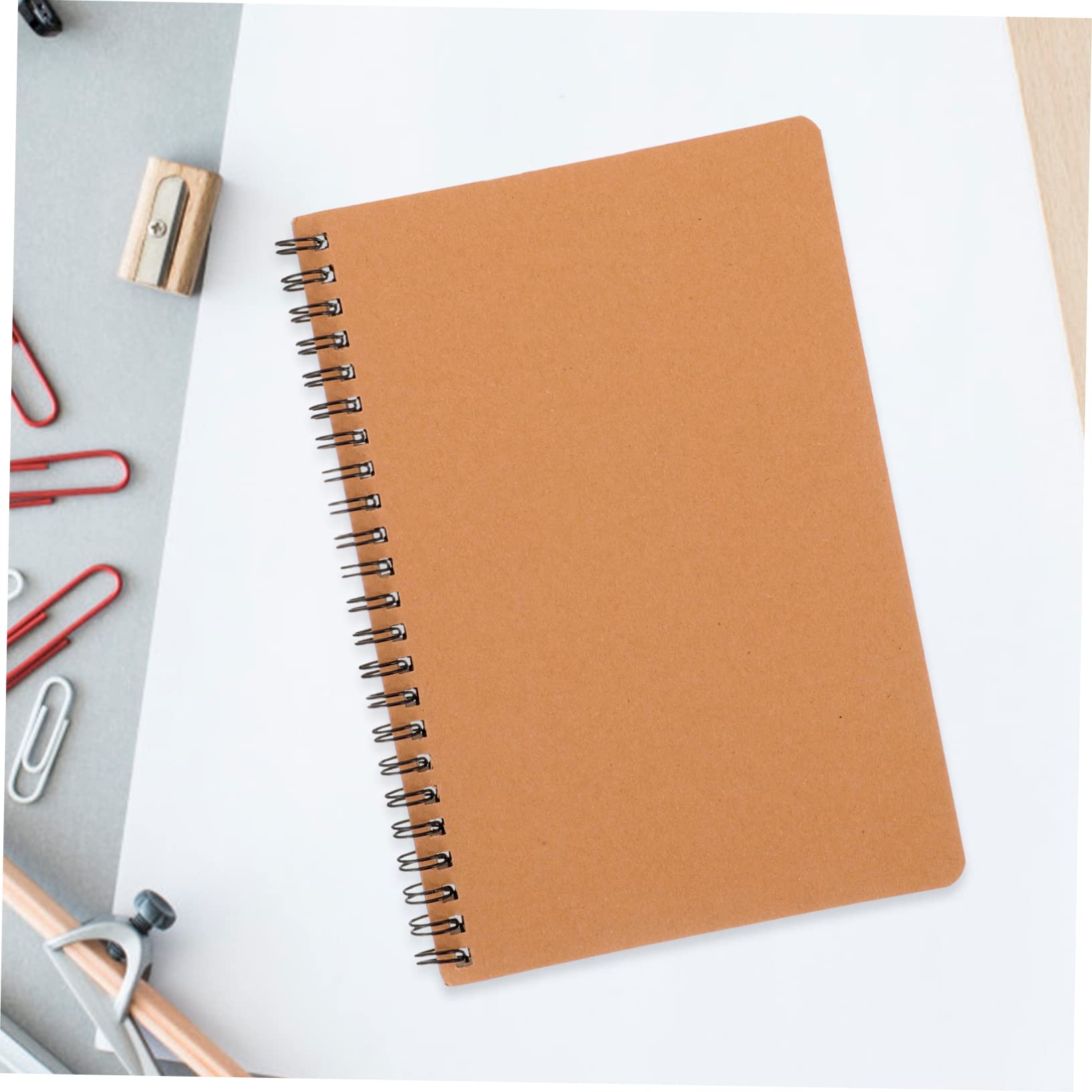 EXCEART Spiral Notizbuch A5 Kariert 10 Stück-pack Notizbücher mit Hardcover Blanke Seiten Papier Klassisches Design für Tagebuch und Reisen