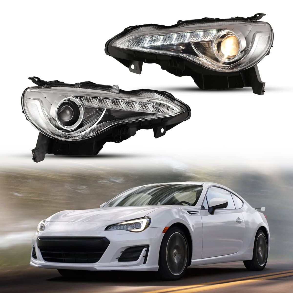 Amazon | ニクソンオフロードヘッドライト トヨタ 86 / サイオン FR-S