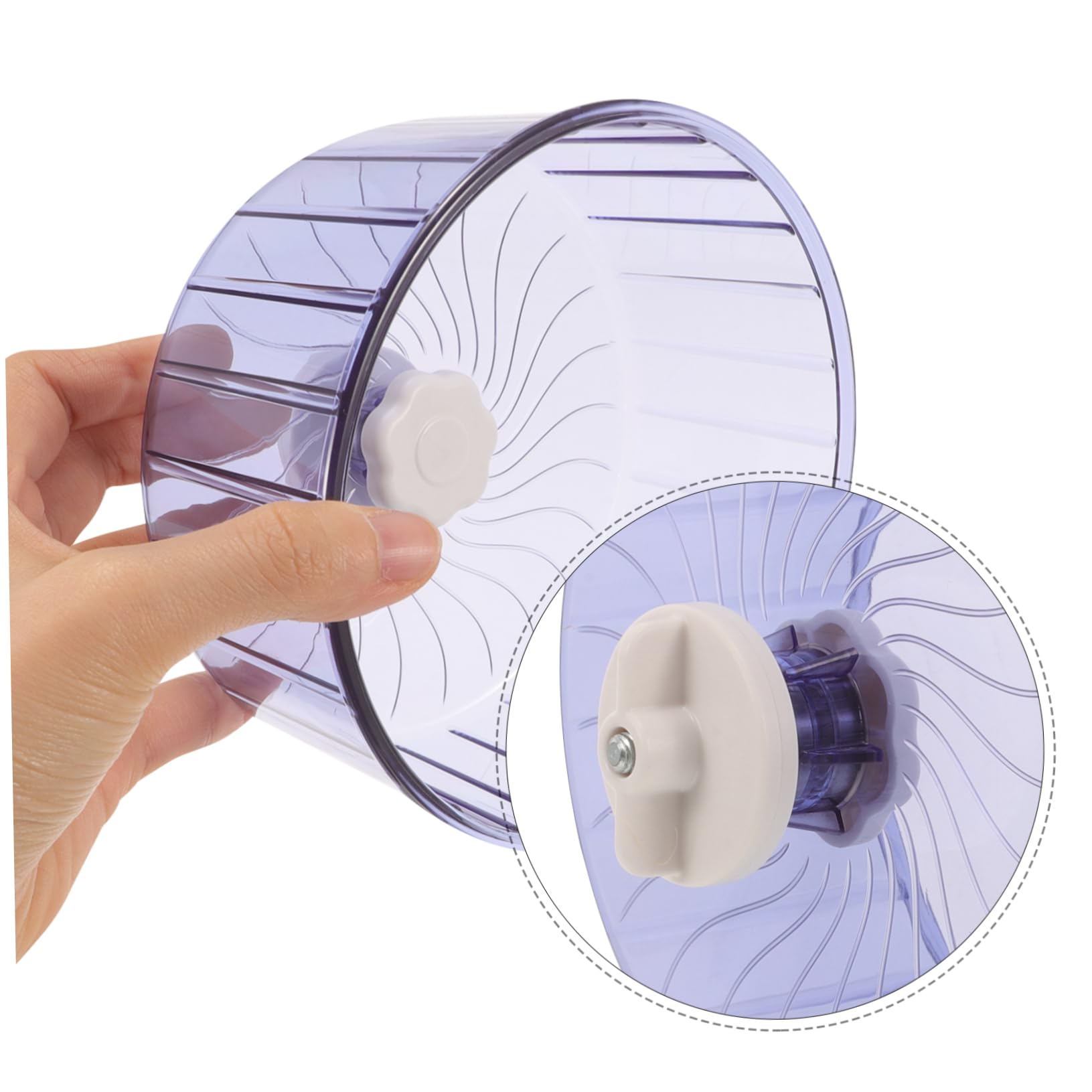 SUPVOX 5piezas Rueda De Ejercicio Silenciosa para Hámster Juguete para Mascotas Material De Plástico Resistente Diseño Ergonómico para Hámsters y Chinchillas Pastel