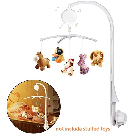 1set Bebe Lit Joyeux Music Box Avec 35 Chansons Berceau Lit Mobile Porte Cloche Support De Bras Amazon Fr Bebe Et Puericulture