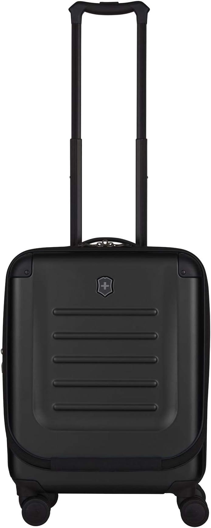 Victorinox Spectra 2.0 Dual-Access Hardside Spinner Suitcase, Black, Expandable Carry-On, Global (21.7")