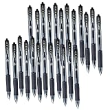 Pilot G-207 Tintenroller, einziehbarer Kunststoff-Kugelschreiber, 0,4 mm mittlere Spitze, glattes...