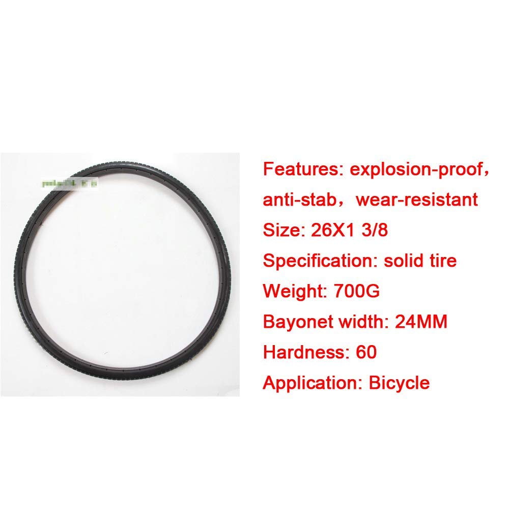 Opony rowerowe,24-26x1 3/8 solidne opony,odporne na zużycie,zapobiegające pękaniu i niełatwe do odkształcenia,profesjonalne opony klasy konkurencyjnej,26X1 3/8