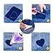 12 PCS DIY Iron On Sew On Denim Patches for Jeans Clothing, 3 Colors(5 x 3.8 Inch)