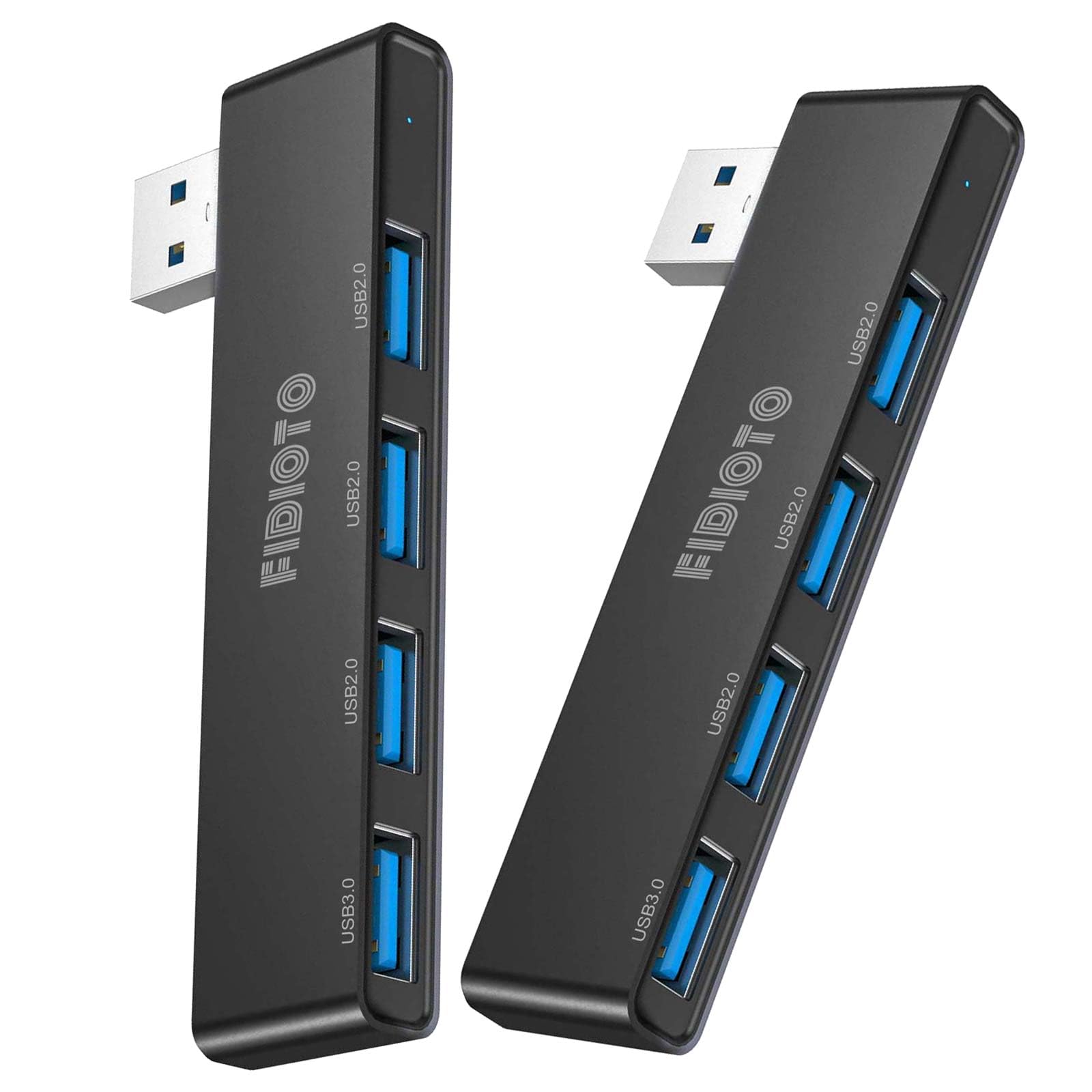 Networking Hub 2Pack, Fidioto 4 Port USB Adapter(1 * 3.0 Hub, 3 * 2.0 Hub), USB Hub for Laptop, iMac Pro, MacBook Air, Mac Mini/Pro, Surface Pro, Notebook PC, USB Flash Drives and Mobile HDD Etc.
