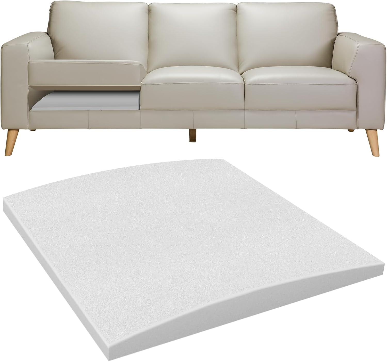 VISRIE Couch Sofa Cushion Support for Sagging Seat, 20"X20