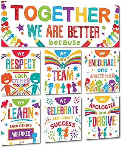 Sproutbrite 7 Educational Posters & Charts - Big Banner 13.5" x 39 ...