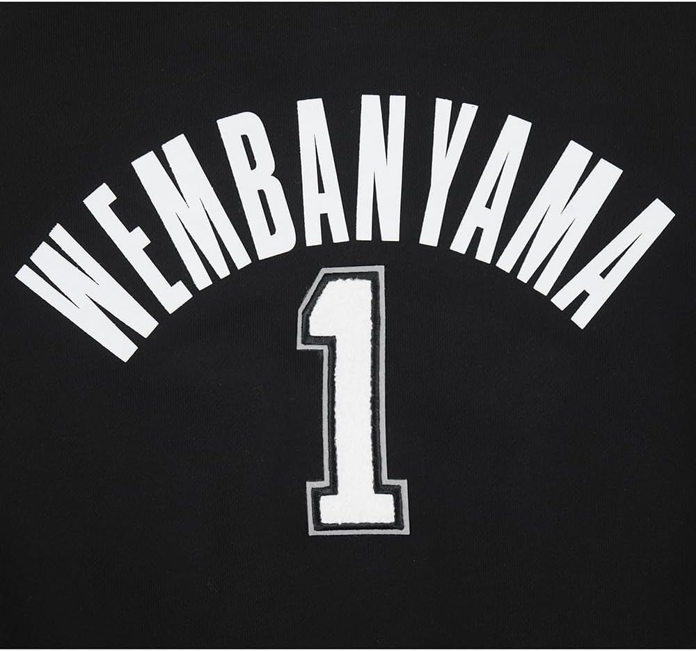 Pro Standard NBA womens Womens Nba San Antonio Spurs Classic Player Brushed Back French Terry Crewneck Sweatshirt - Image 5