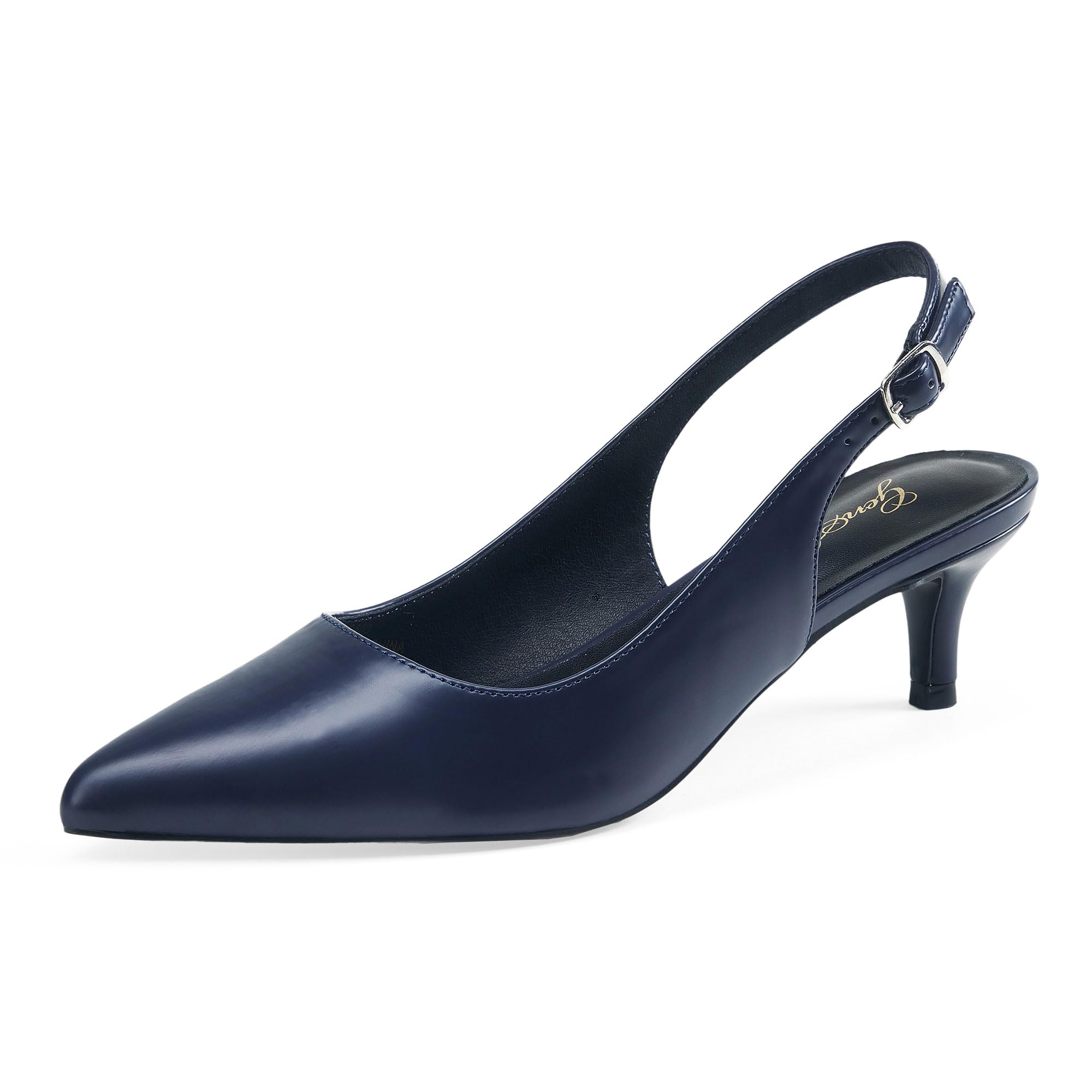 GENSHUO - Scarpe décolleté da Donna, con Tacco Alto a Spillo, Stile Sexy, Slip on, da Festa