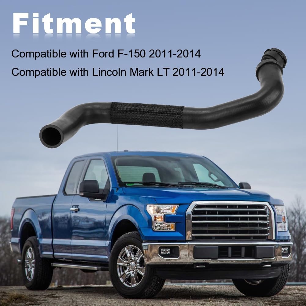 JDMON Radiator Coolant Hose Compatible with Ford F-150 2011-2014, Lincoln Mark LT 2011-2014 5.0L Replace# 626-772 CL3Z-8260-A KM5114 CL3Z8260A