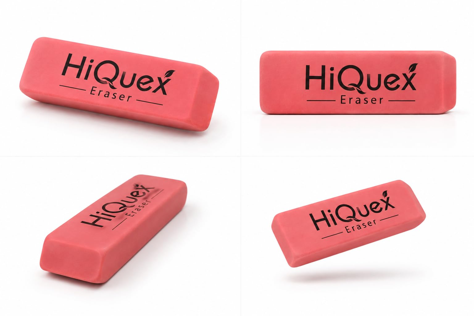 Pen Eraser for Ball Pen Ink & Pencil Writing | Premium Rubber Eraser | Clean & Smudge-Free Erasing | Soft Grip | School, Office & Student Stationery (Pack of 4)-image-49