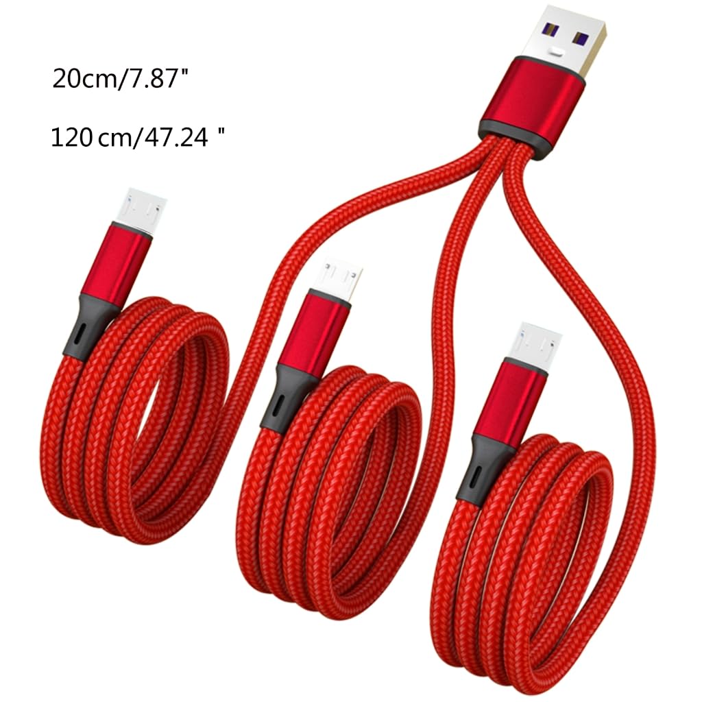 USB 2.0 typ A męski na 3 Micro USB męski kabel do ładowania kabel zasilający