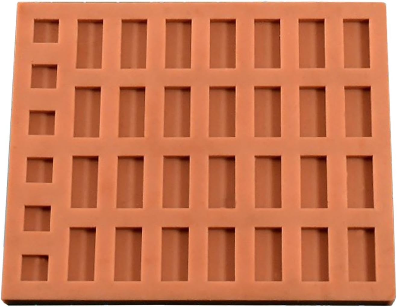 Vaveren Miniature Silicone Model Miniature Silicone Brick Model Mini Brick Model Material Architectural Simulation Tool with Unique Handmade, 34 Brick