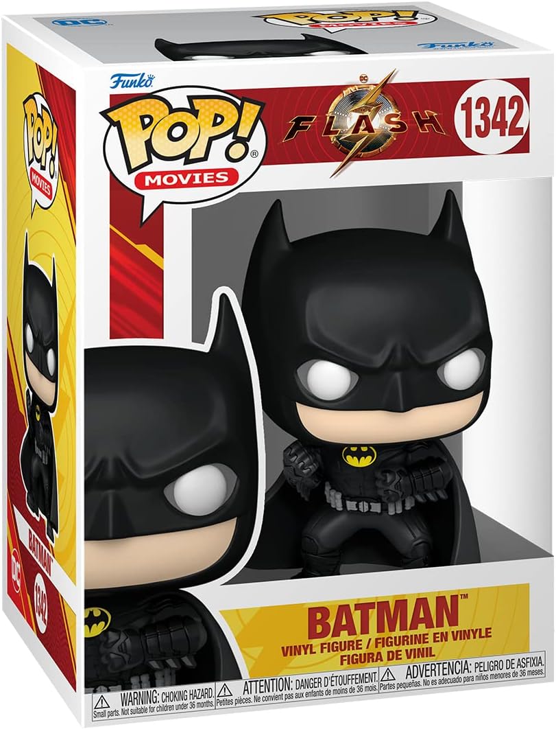 Funko POP! Movies: DC - The Flash - Batman - (Keaton) - DC Comics - Collectable Vinyl Figure - Gift Idea - Official Merchandise - for Kids & Adults - Comic Books Fans - Model Figure for Collectors - Image 2