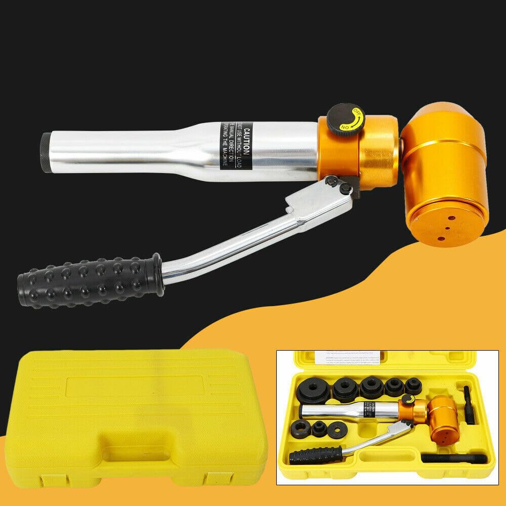 Set di perforatori idraulici per lamiere manuali, fustellatura in lamiera di acciaio perforatrice Φ 22-60,8 mm utensili idraulici
