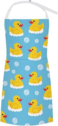 Miniatura 2 de Babero de cocina unisex con bolsillo, impermeable, lavable a máquina, para jardín, restaurante, manualidades