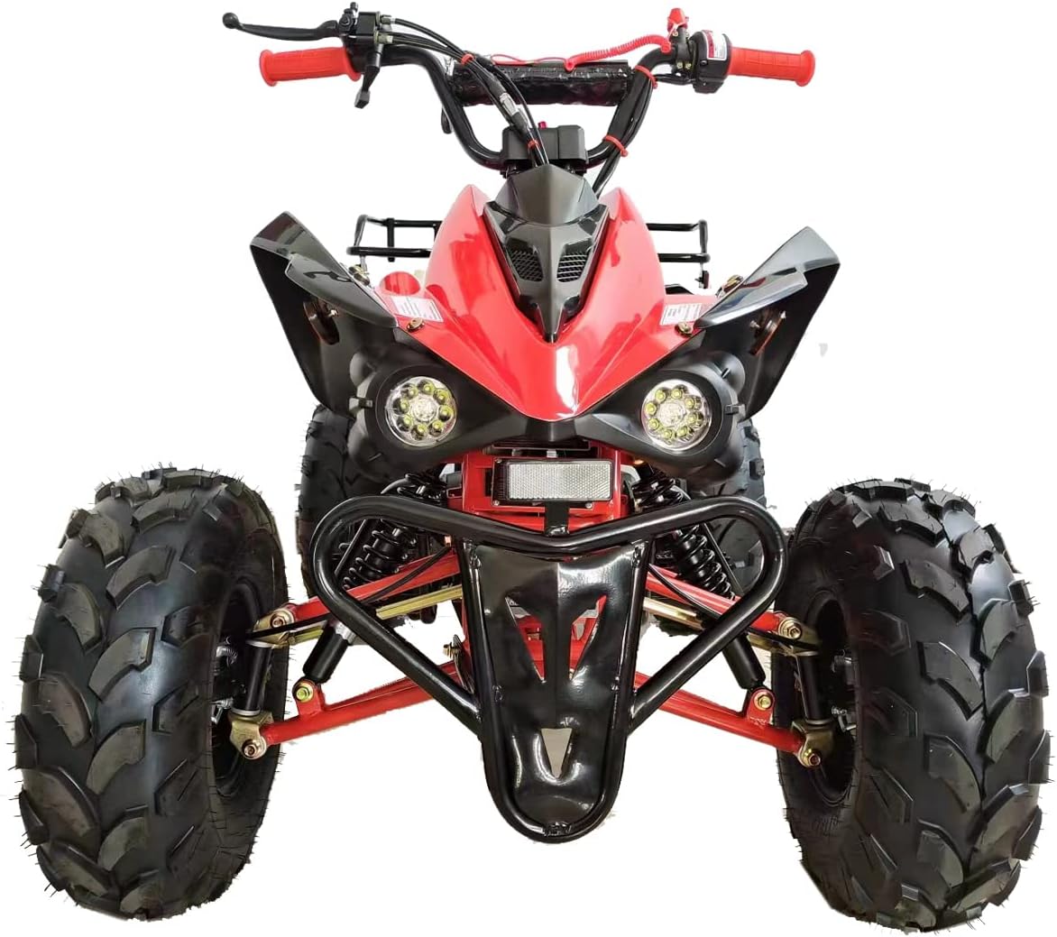 X-PRO 125cc ATV Quad 4 Wheeler ATVs 125cc ATVs Quads Youth 4 Wheelers ，Red