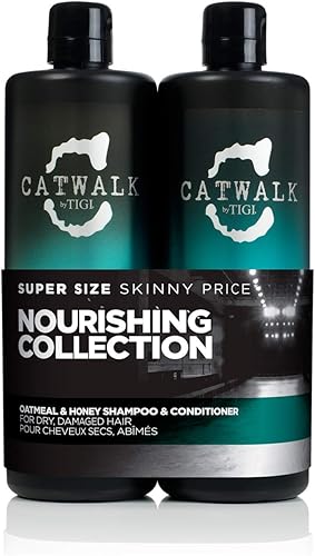 TIGI Catwalk Oatmeal & Honey Shampoo and Conditioner, Set