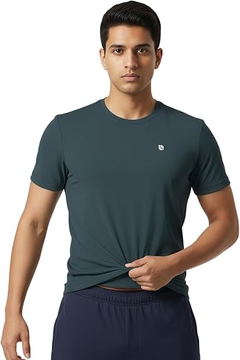 Venzina® Gym T Shirts for Men Workout, 3-Second Cooling Quick-Dry Sports Tshirt for Men, UPF 50+ Sun Protection Anti-Odor ...