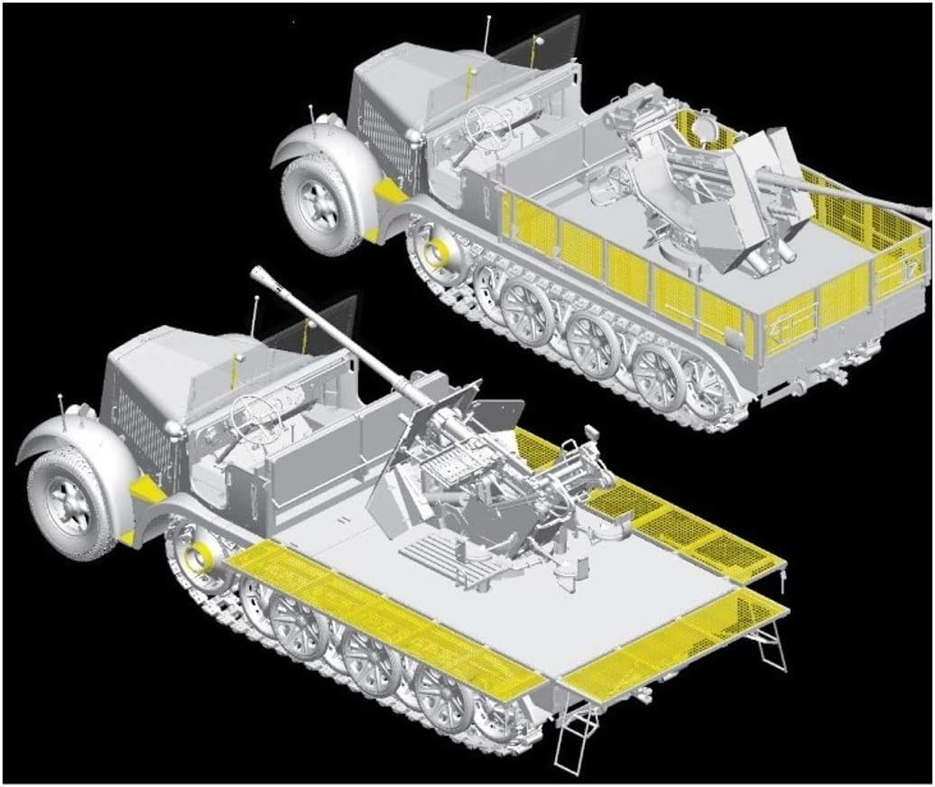 Amazon | ドラゴン 1/35 第二次世界大戦 ドイツ軍 Sd.Kfz.7/2 8