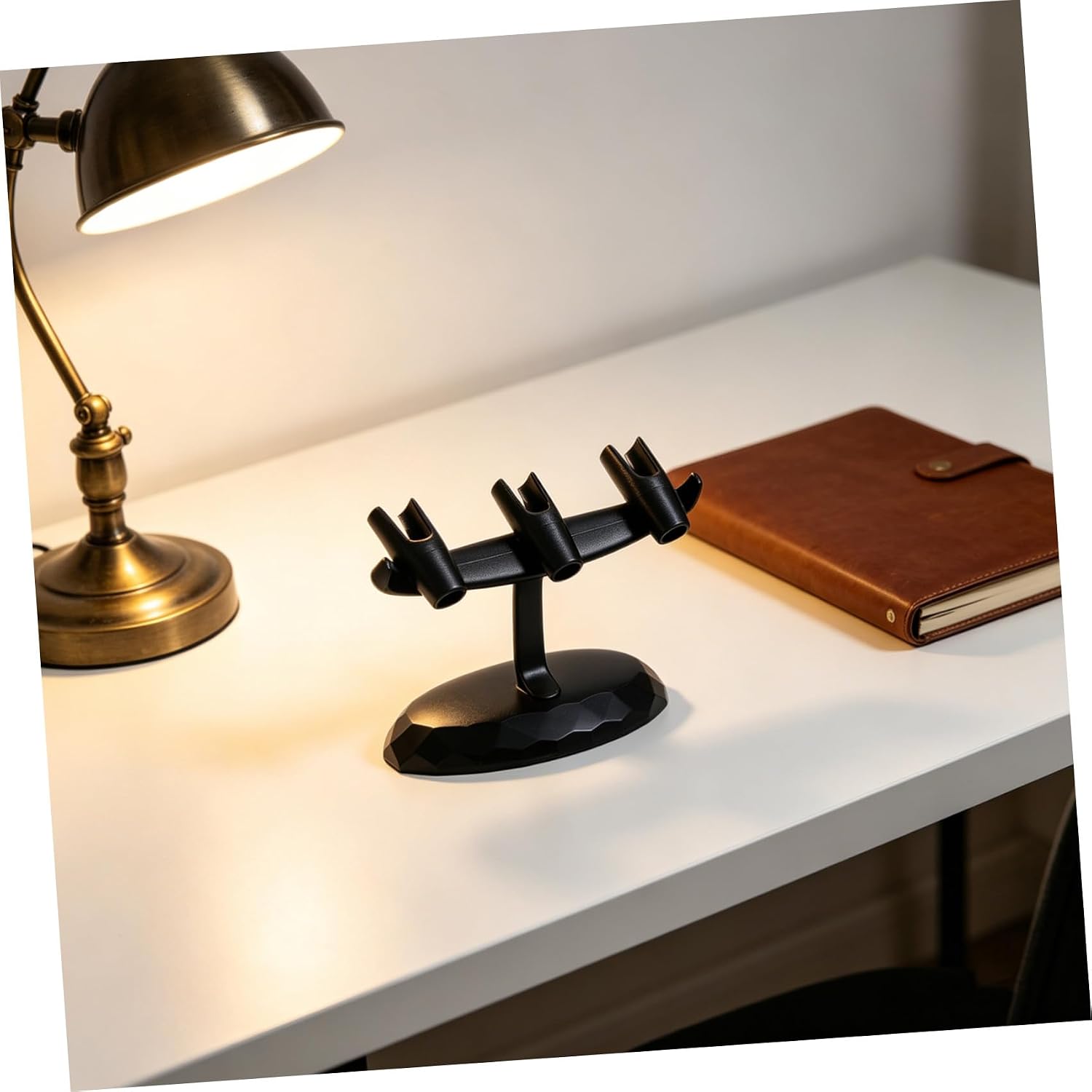 SEWACC Plastic Airbrush Holder Stand Tabletop Organizer for 3 Pens