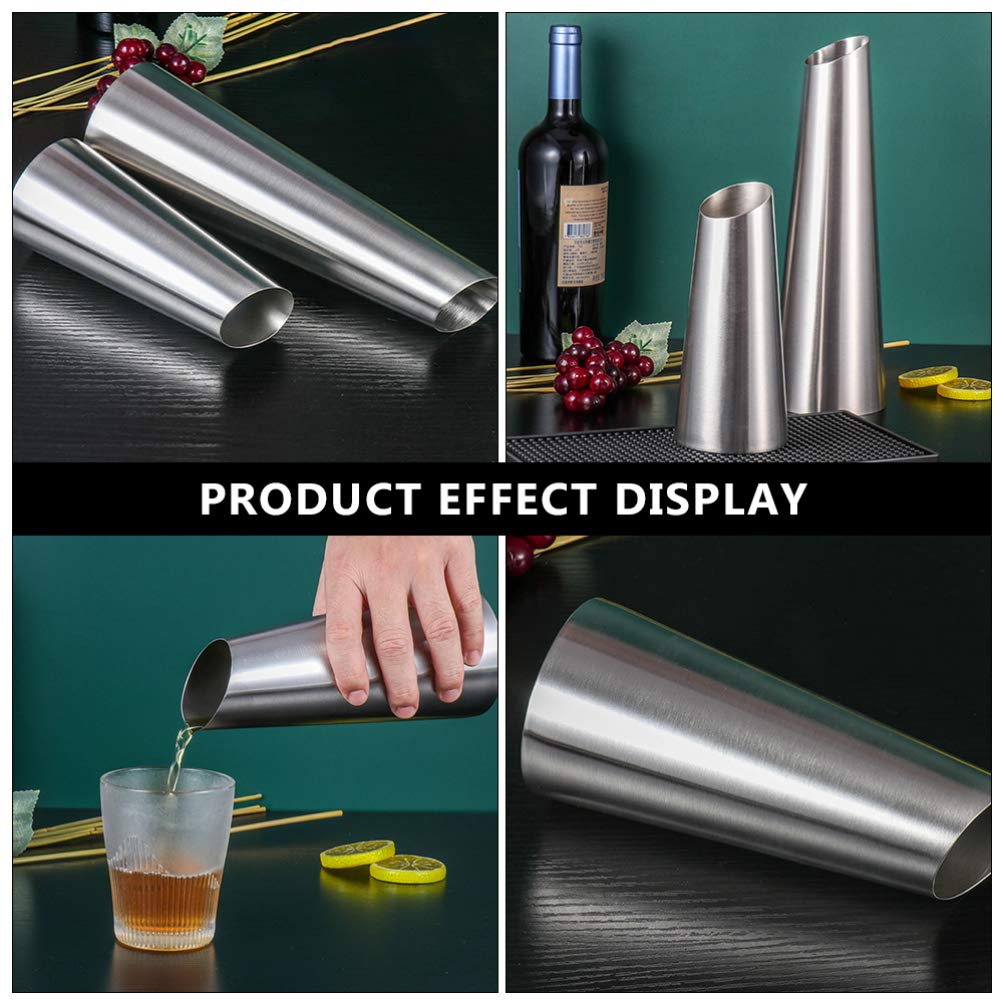 Hemoton Stainless Steel Wine Dispenser Fast Pourer Whiskey Decanter Bar Accessory Modern Design