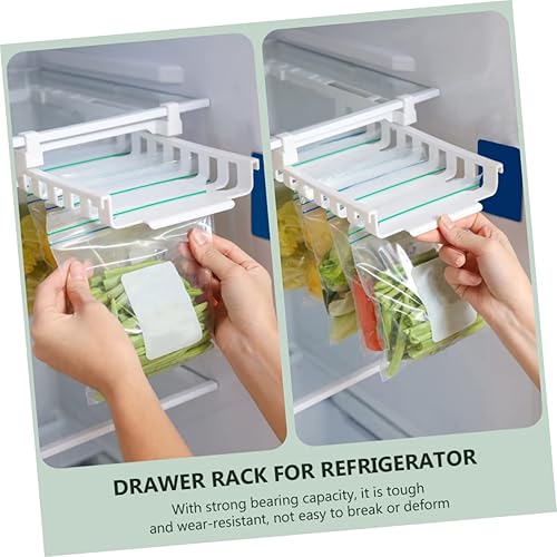 Vista 6 de Organizador de nevera, cajón organizador de nevera, accesorios para refrigerador