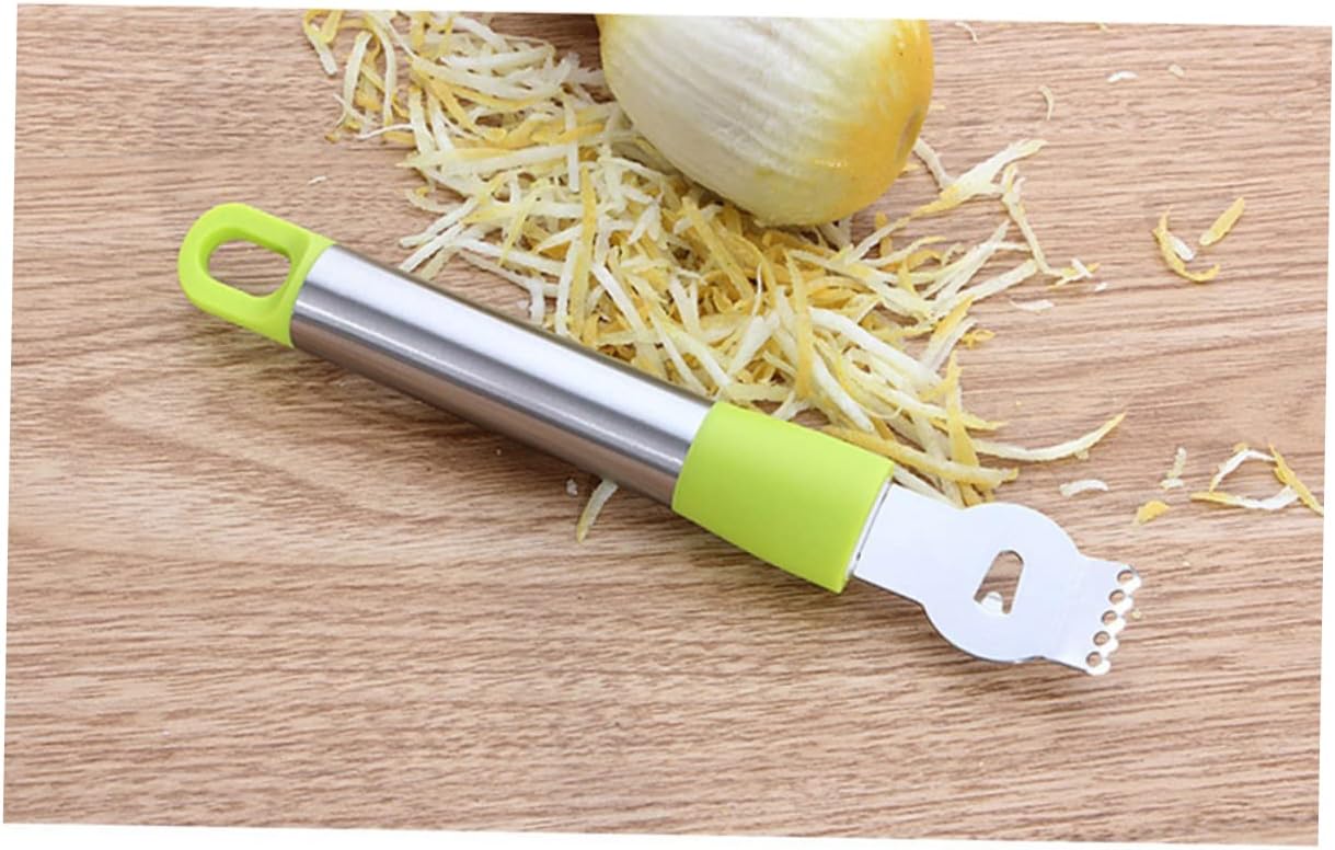 Stainless Steel Zester Grater with Channel and Hanging Loop for Chocolate